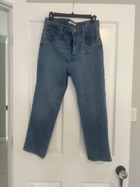 Levi's Medium Blue Straight Leg Jeans